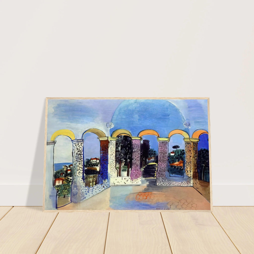 ARCADES AT VALLAURIS 1927 Framed Poster | Raoul Dufy Framed Prints Wall Art | Raoul Dufy Shop