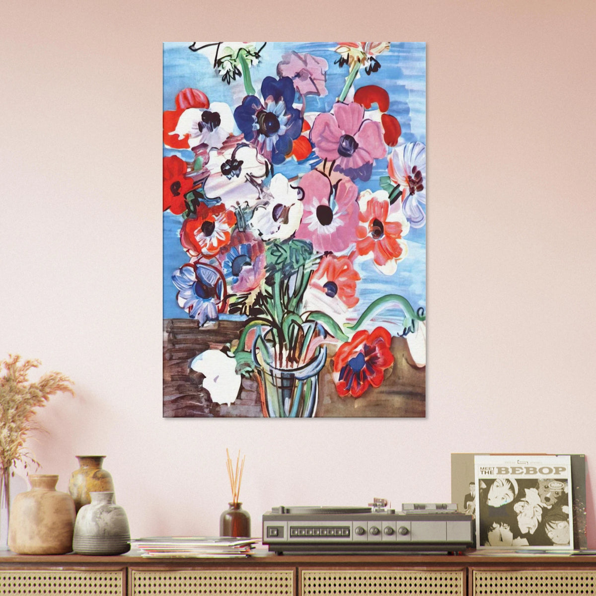 ANEMONES 1937 Canvas | Raoul Dufy Canvas | Raoul Dufy Shop