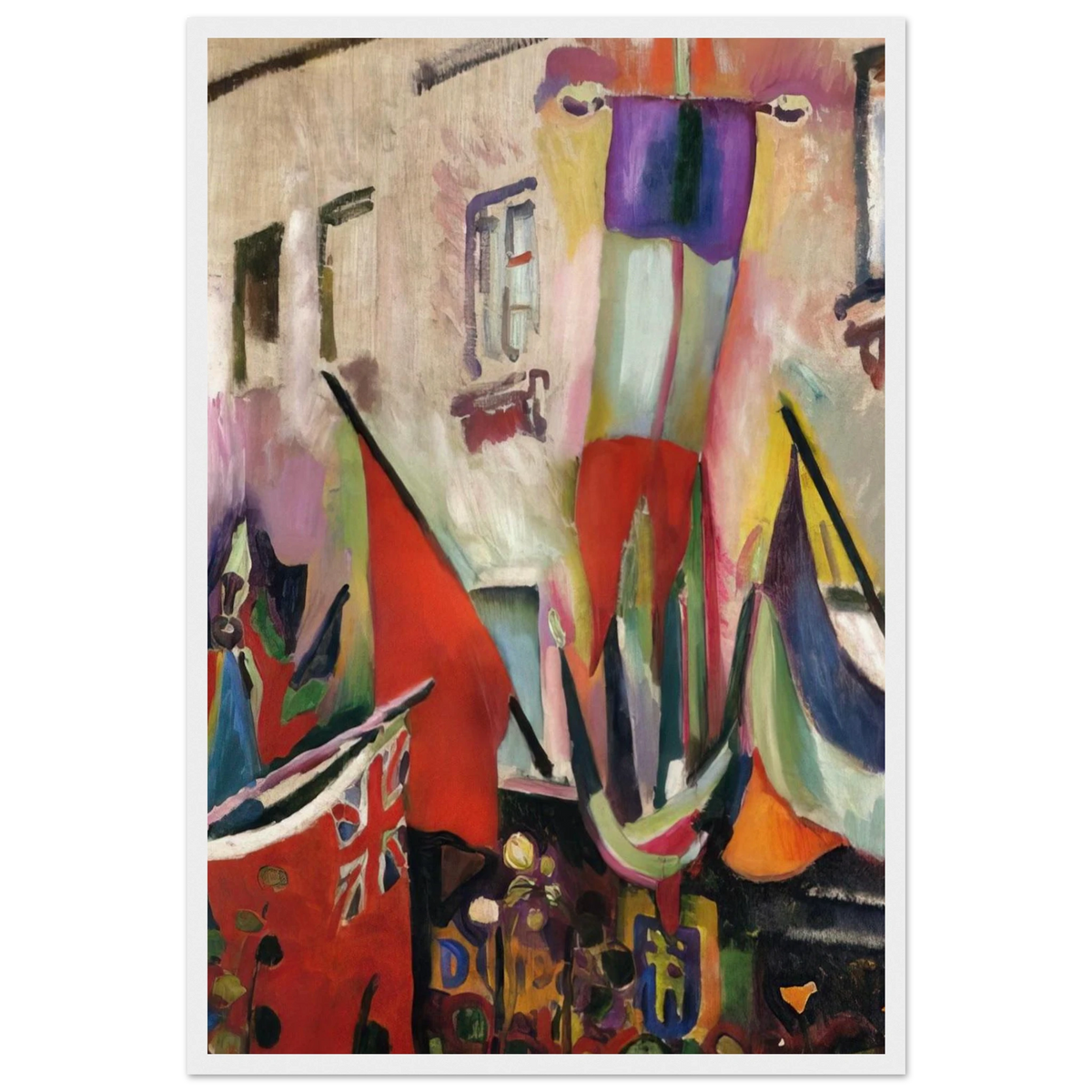 FLAGS 1906 Framed Poster | Raoul Dufy Framed Prints Wall Art | Raoul Dufy Shop