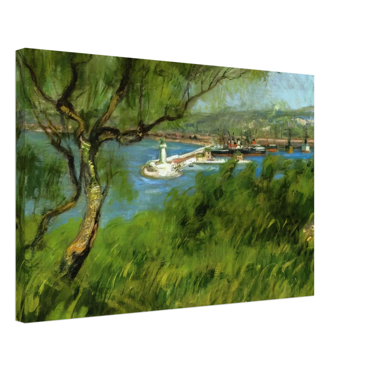 VIEW OF A PORT Canvas | Raoul Dufy Canvas | Raoul Dufy Shop