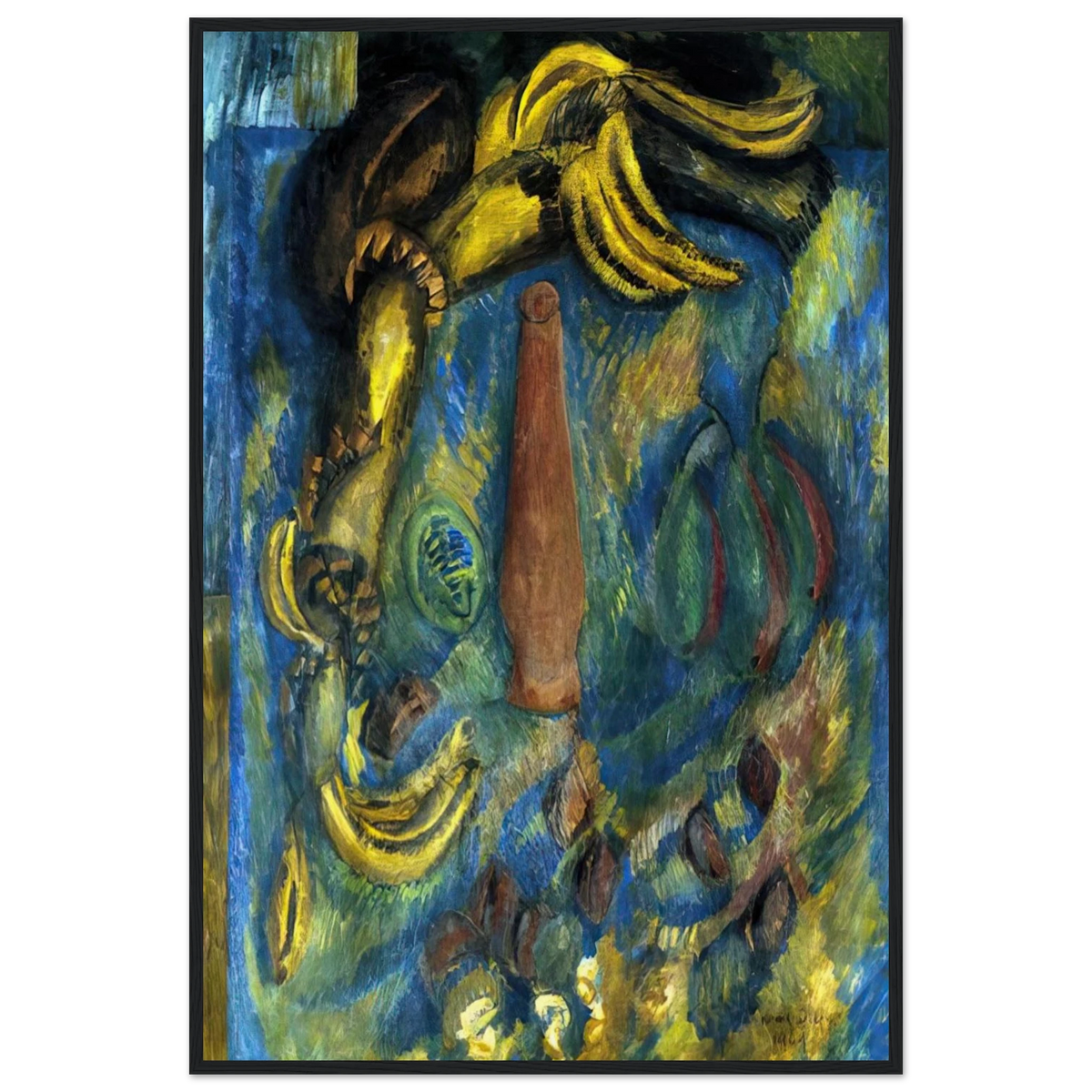 STILL LIFE WITH BANANAS 1909 Framed Poster | Raoul Dufy Framed Prints Wall Art | Raoul Dufy Shop