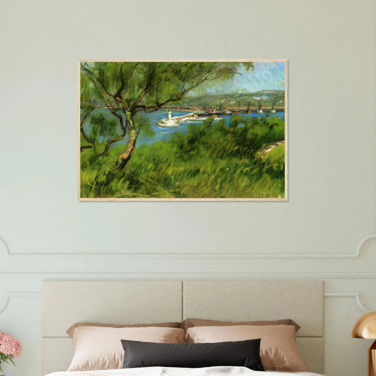 VIEW OF A PORT Framed Poster | Raoul Dufy Framed Prints Wall Art | Raoul Dufy Shop