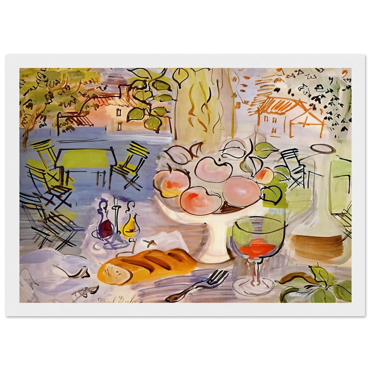 STILL LIFE 1928 Framed Poster | Raoul Dufy Framed Prints Wall Art | Raoul Dufy Shop