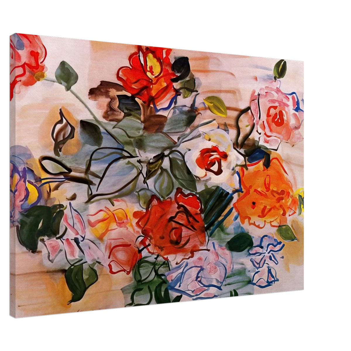 PINK BUNCH 1940 Canvas | Raoul Dufy Canvas | Raoul Dufy Shop