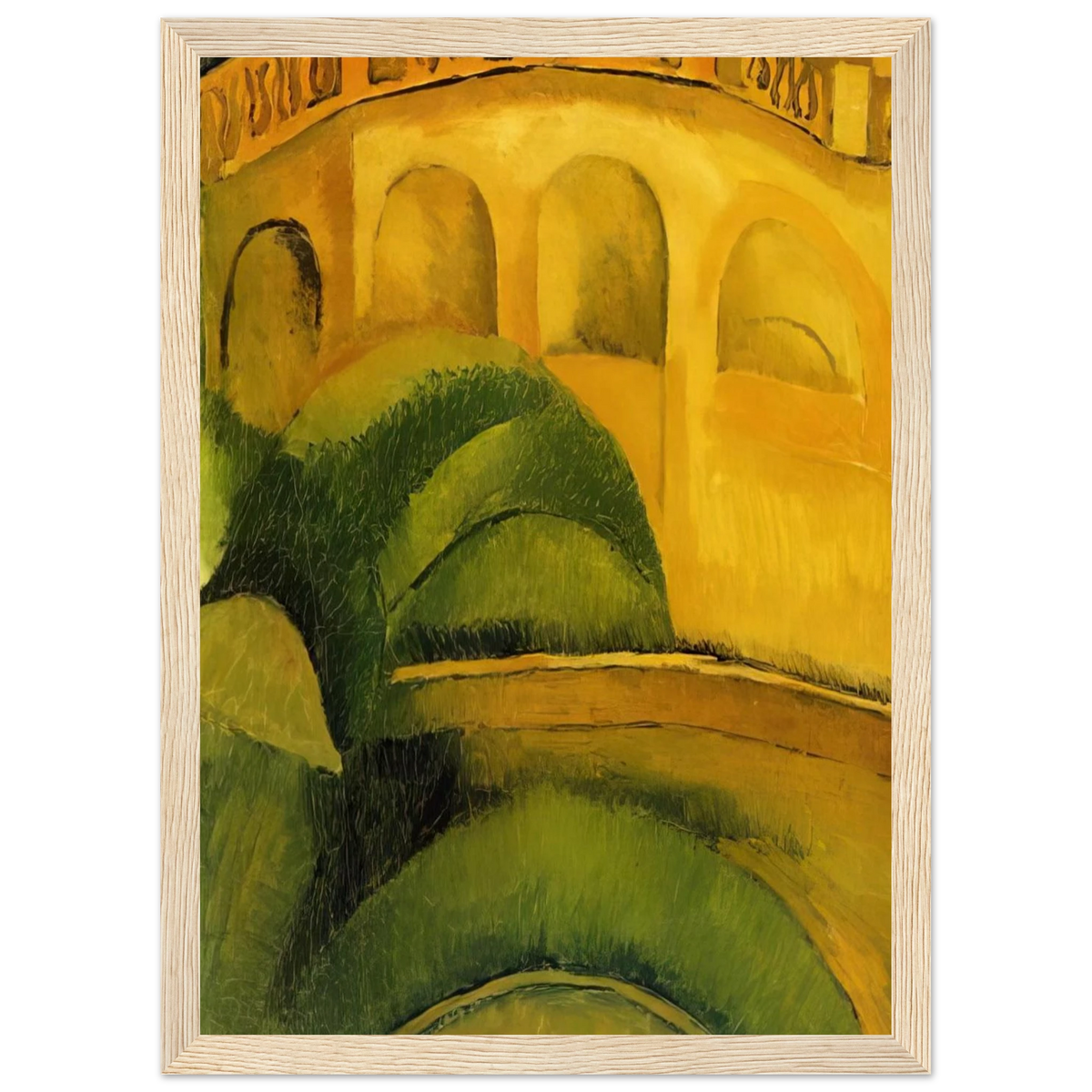 ARCADES AT L ESTAQUE 1908 Framed Poster | Raoul Dufy Framed Prints Wall Art | Raoul Dufy Shop