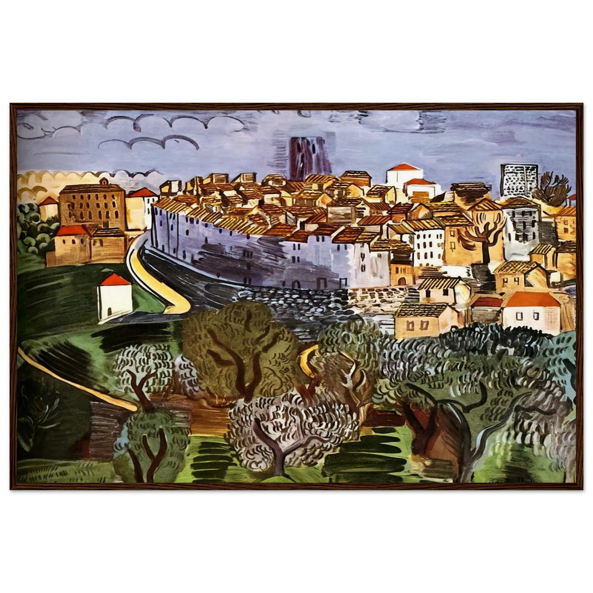 VENCE 1923 Framed Poster | Raoul Dufy Framed Prints Wall Art | Raoul Dufy Shop