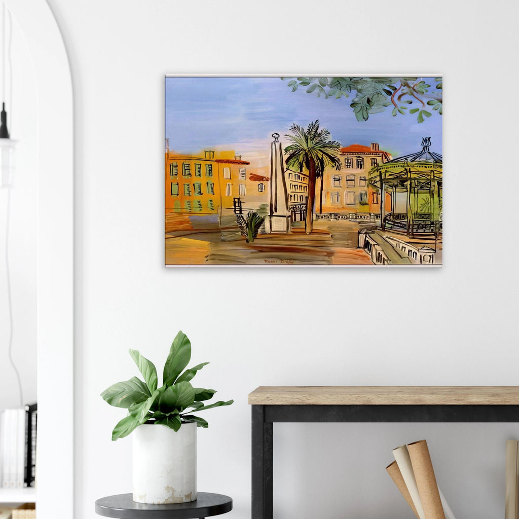 THE SQUARE IN HYERES Canvas | Raoul Dufy Canvas | Raoul Dufy Shop