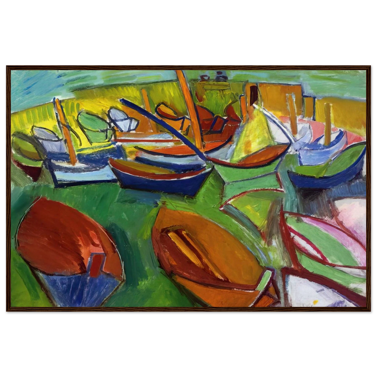 MARTIGUES 1907 Framed Poster | Raoul Dufy Framed Prints Wall Art | Raoul Dufy Shop