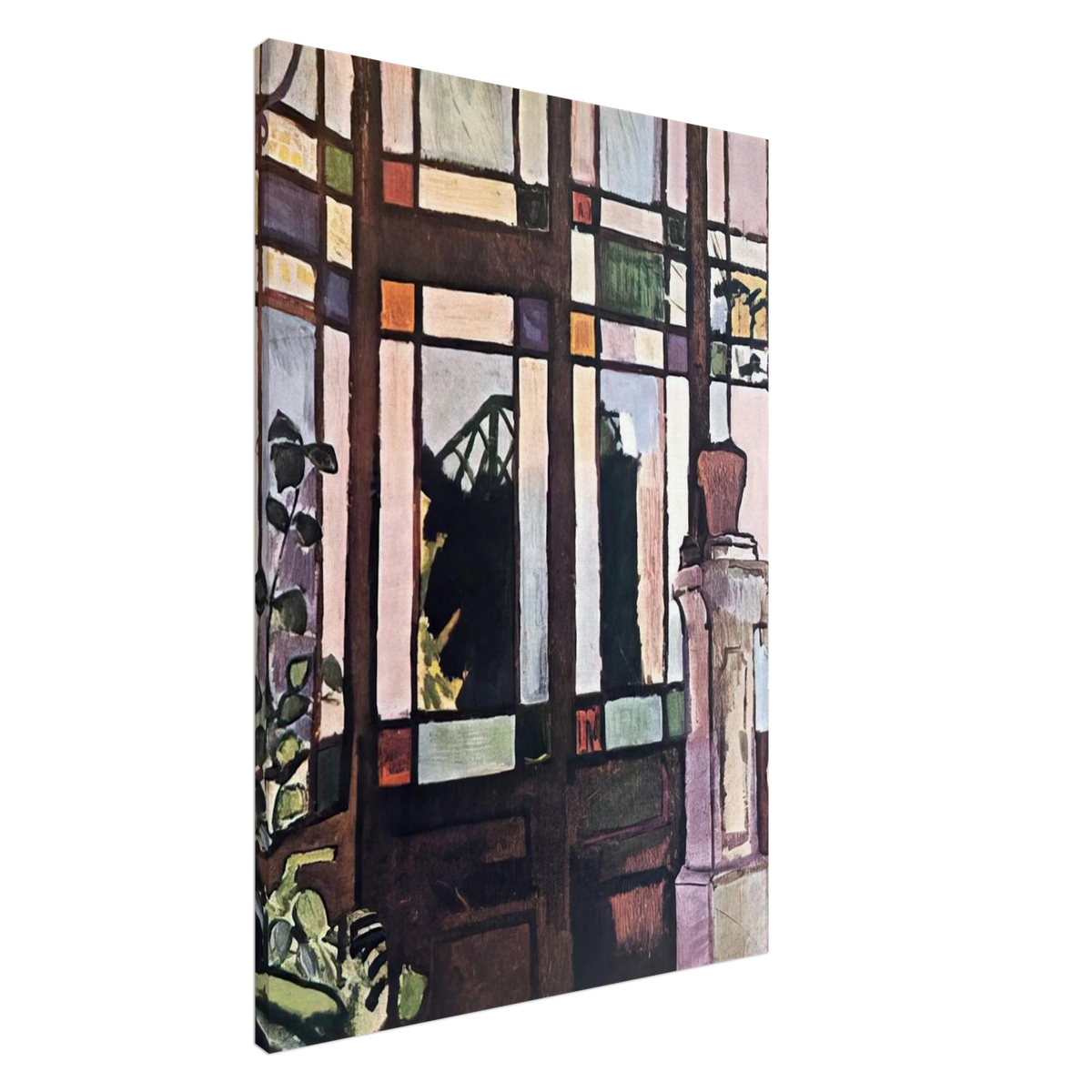 WINDOW WITH COLOURED GLASSES 1906 Canvas | Raoul Dufy Canvas | Raoul Dufy Shop