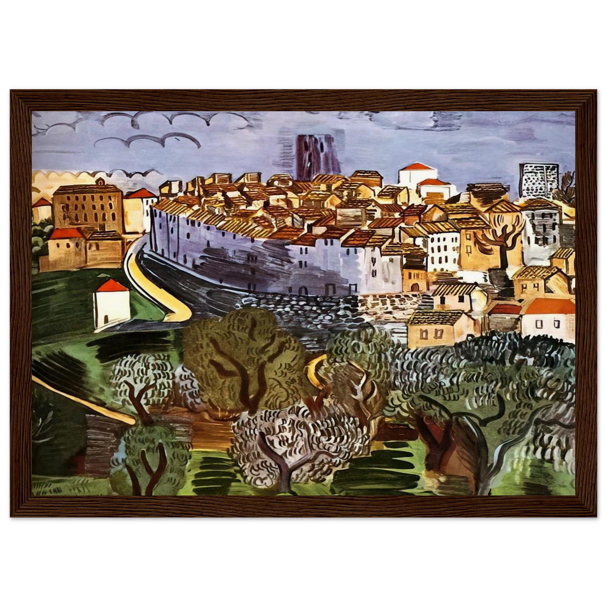 VENCE 1923 Framed Poster | Raoul Dufy Framed Prints Wall Art | Raoul Dufy Shop