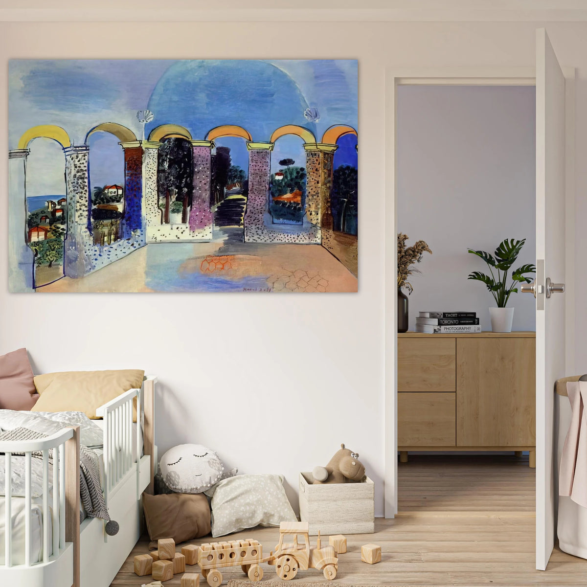 ARCADES AT VALLAURIS 1927 Poster | Raoul Dufy Poster | Raoul Dufy Shop