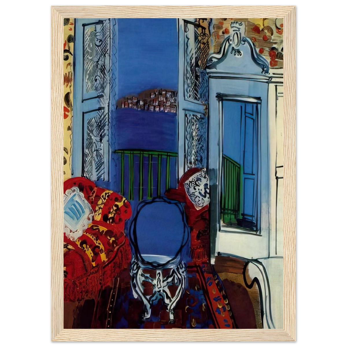 OPEN WINDOW 1928 Framed Poster | Raoul Dufy Framed Prints Wall Art | Raoul Dufy Shop