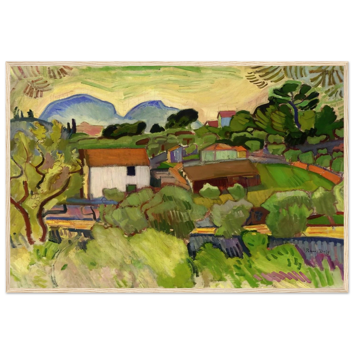 THE RIVER Framed Poster | Raoul Dufy Framed Prints Wall Art | Raoul Dufy Shop