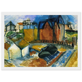 THE BEACH AT HAVRE 1910 Framed Poster | Raoul Dufy Framed Prints Wall Art | Raoul Dufy Shop