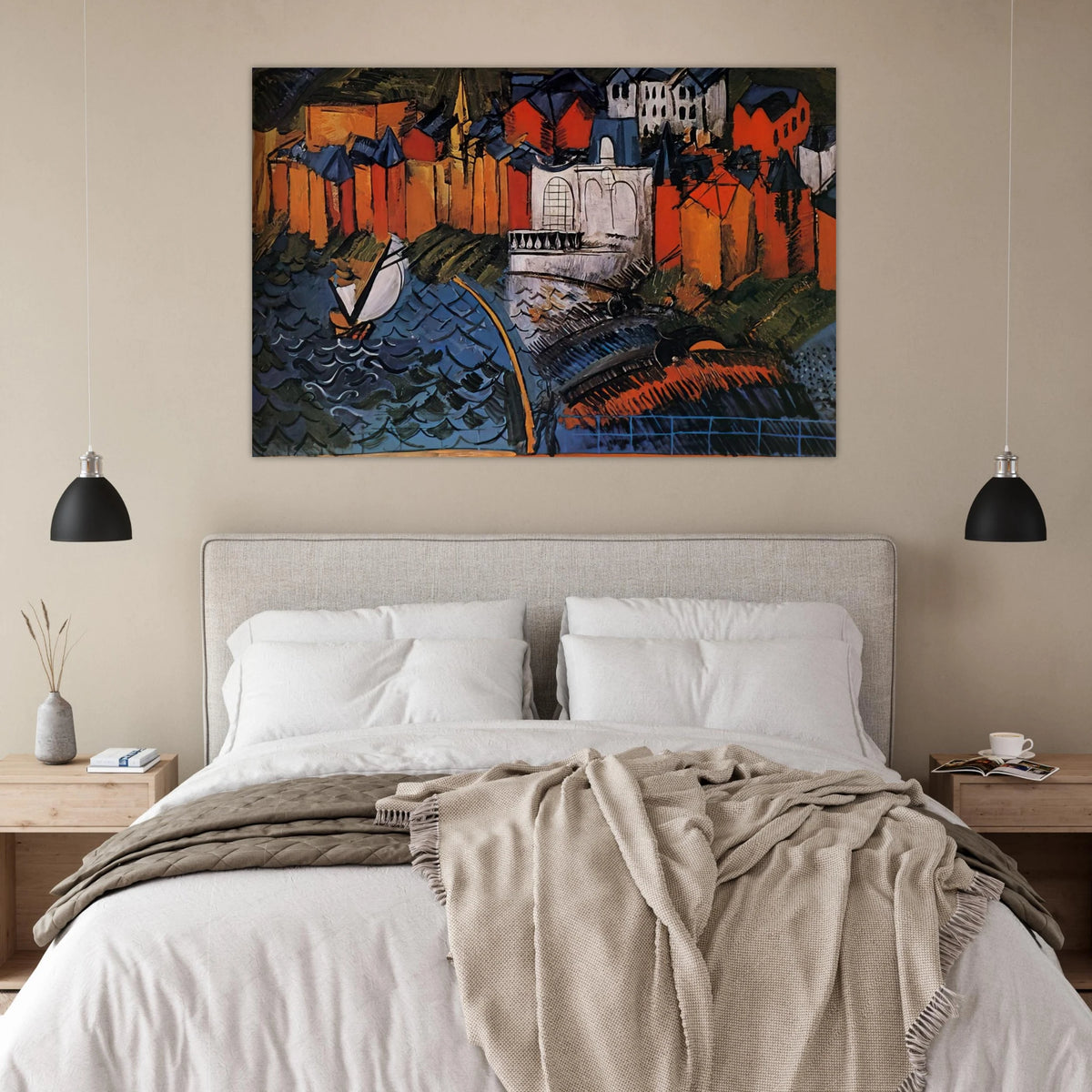 SAILBOAT AT SAINTE ADRESSE 1912 Poster | Raoul Dufy Poster | Raoul Dufy Shop