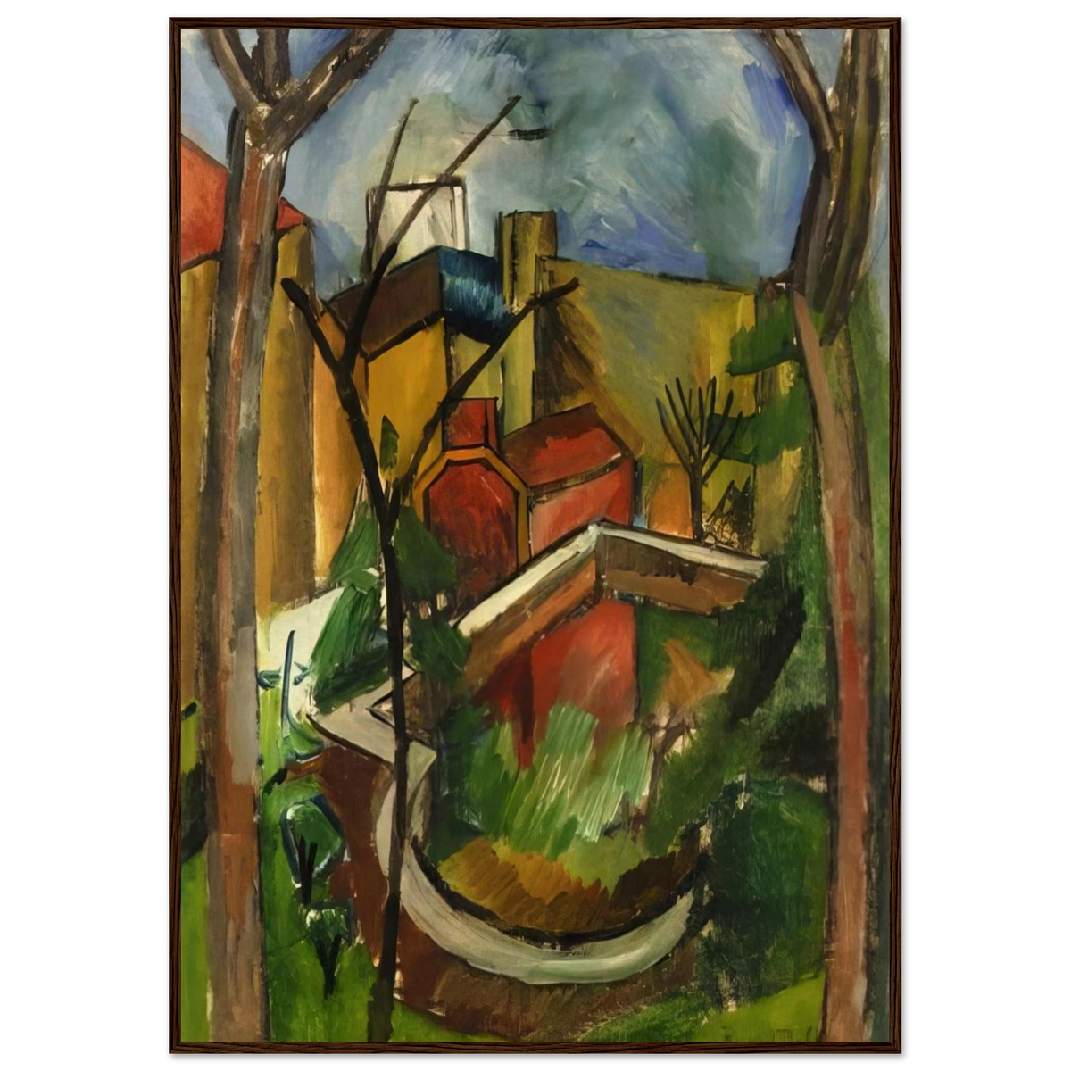 LANDSCAPE OF FALAISE 1910 Framed Poster | Raoul Dufy Framed Prints Wall Art | Raoul Dufy Shop