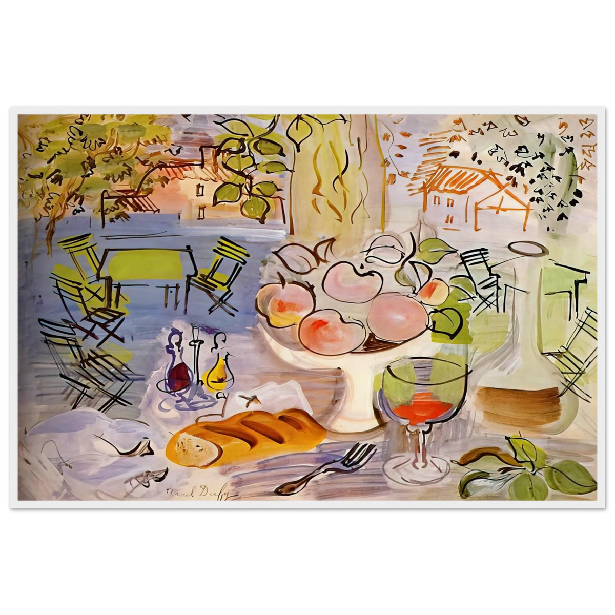 STILL LIFE 1928 Framed Poster | Raoul Dufy Framed Prints Wall Art | Raoul Dufy Shop