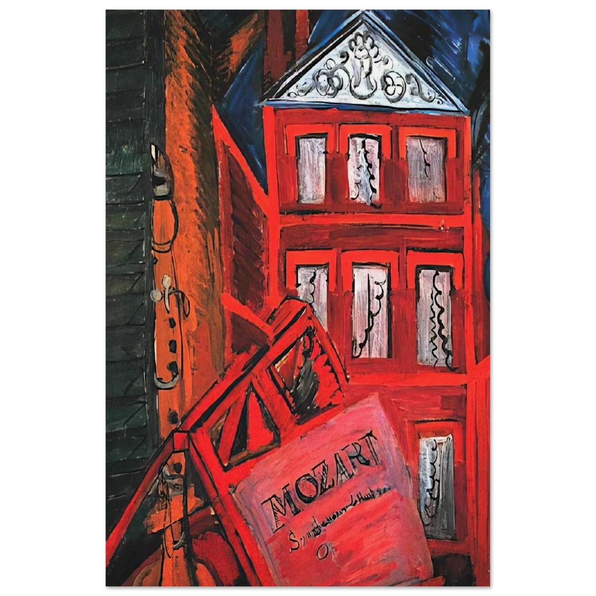 HOMMAGE TO MOZART 1915 Poster | Raoul Dufy Poster | Raoul Dufy Shop