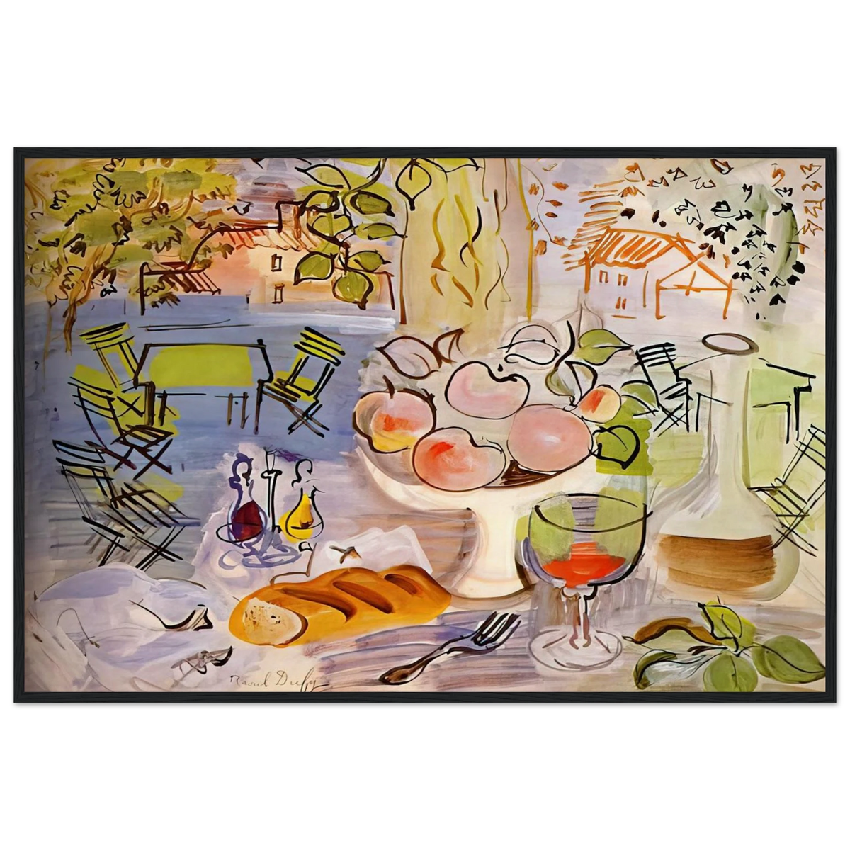STILL LIFE 1928 Framed Poster | Raoul Dufy Framed Prints Wall Art | Raoul Dufy Shop