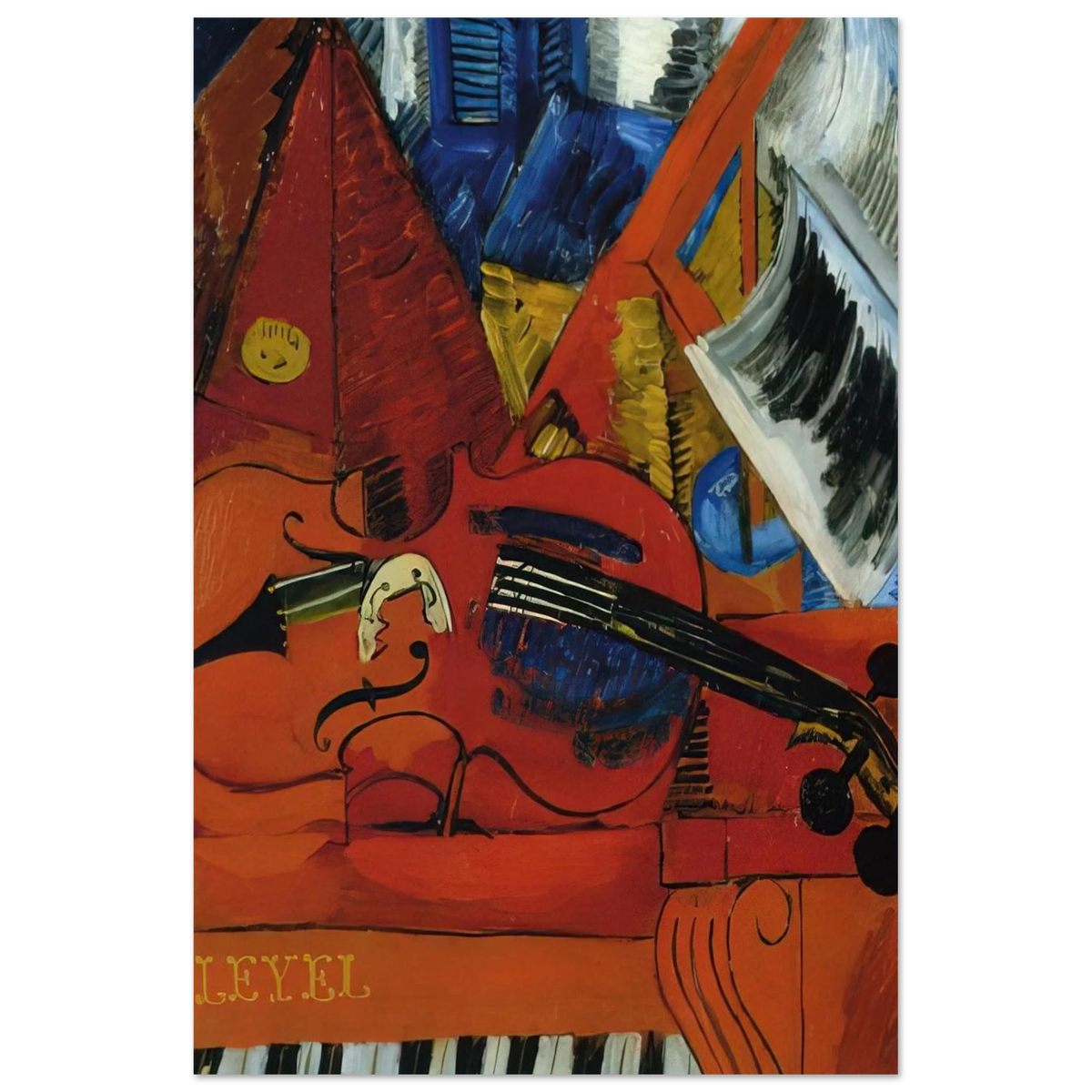 THE VIOLIN 1916 Poster | Raoul Dufy Poster | Raoul Dufy Shop