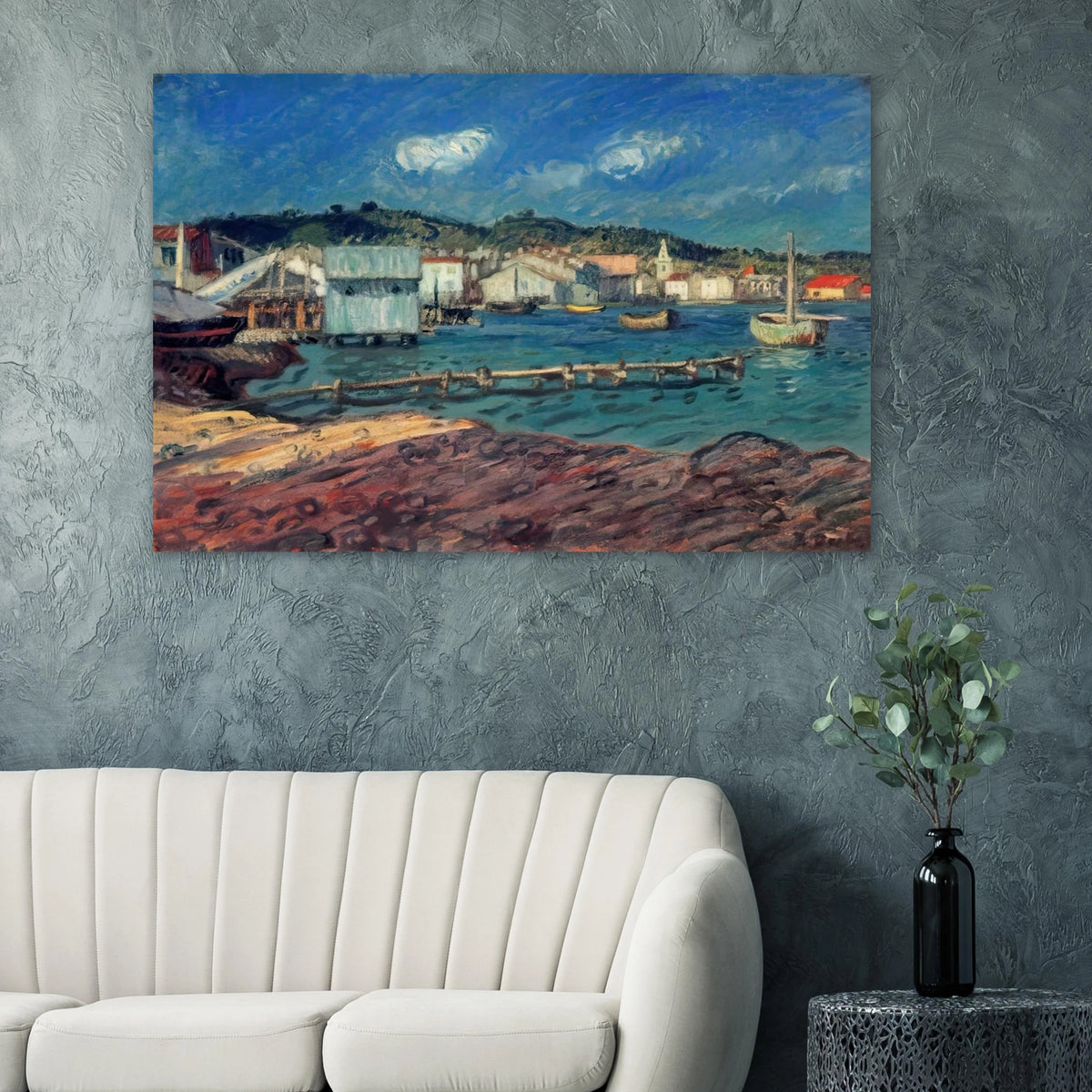 THE PORT OF MARTIGUES Poster | Raoul Dufy Poster | Raoul Dufy Shop