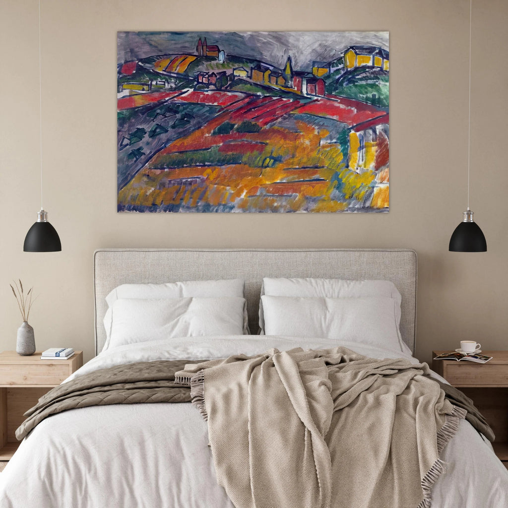 LANDSCAPE WITH RED AND YELLOW Poster | Raoul Dufy Poster | Raoul Dufy Shop