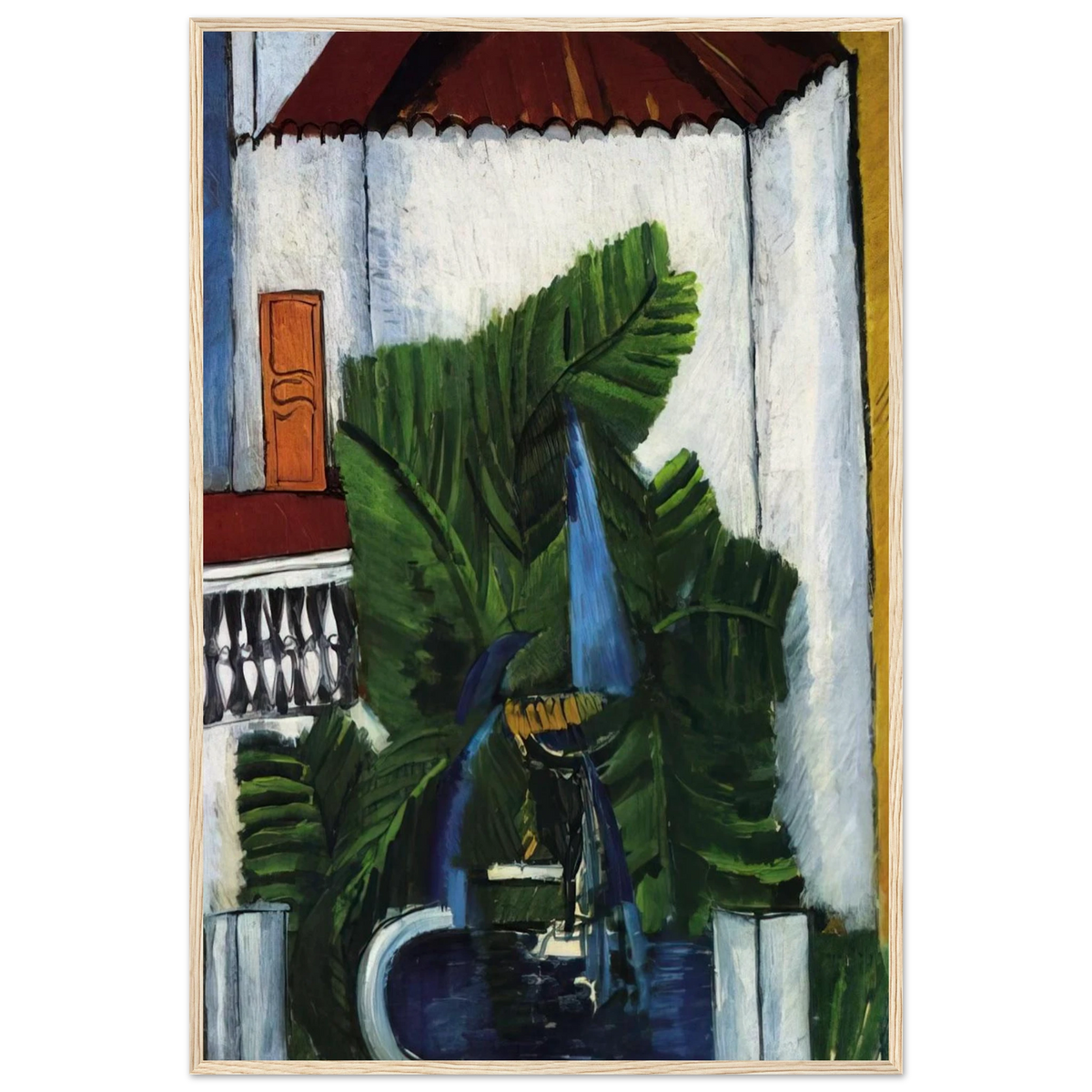 FOUNTAIN IN AVIGNON 1913 Framed Poster | Raoul Dufy Framed Prints Wall Art | Raoul Dufy Shop