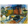 THE BEACH AT HAVRE 1910 Poster | Raoul Dufy Poster | Raoul Dufy Shop