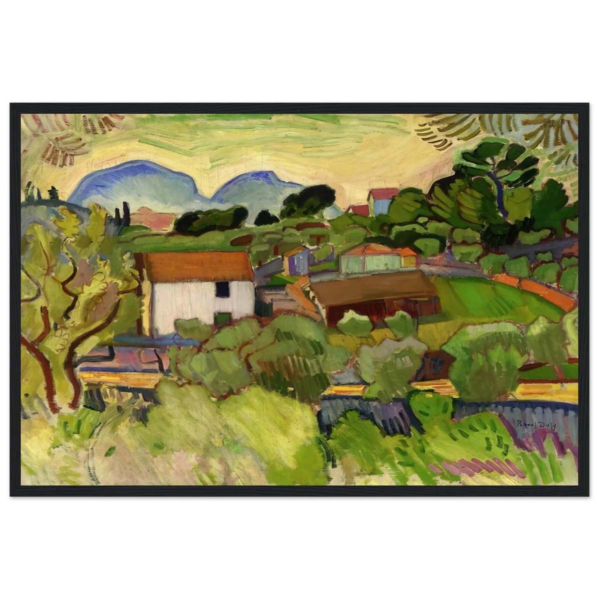 THE RIVER Framed Poster | Raoul Dufy Framed Prints Wall Art | Raoul Dufy Shop
