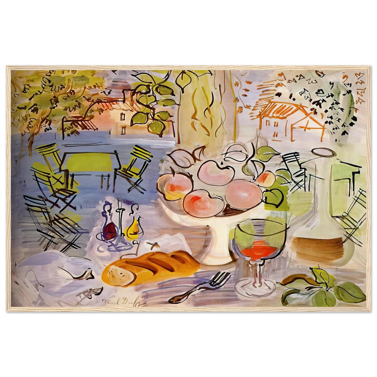 STILL LIFE 1928 Framed Poster | Raoul Dufy Framed Prints Wall Art | Raoul Dufy Shop