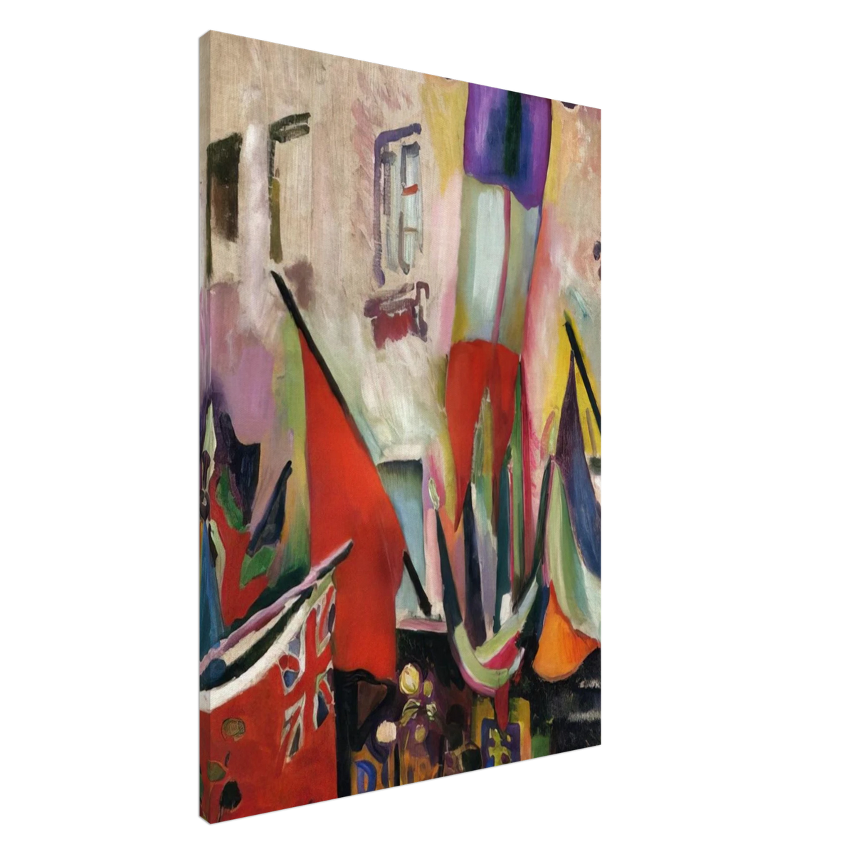 FLAGS 1906 Canvas | Raoul Dufy Canvas | Raoul Dufy Shop