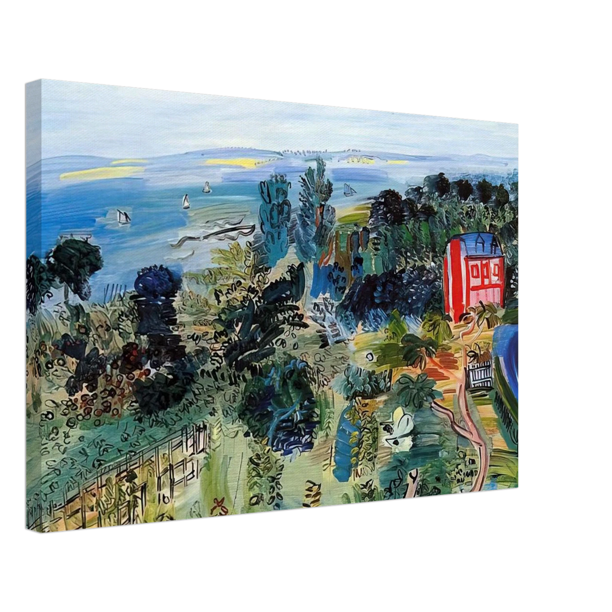 VILLERVILLE Canvas | Raoul Dufy Canvas | Raoul Dufy Shop