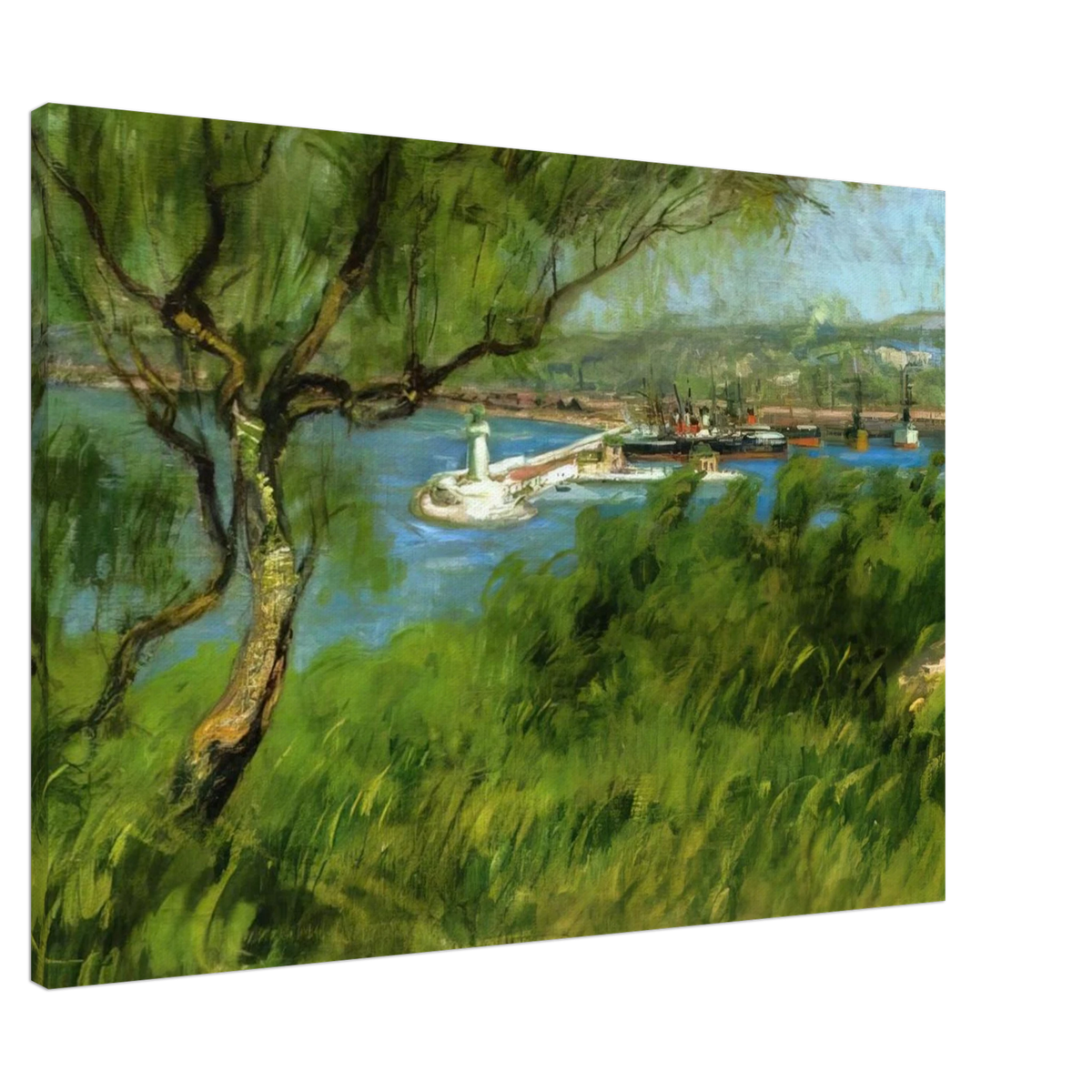 VIEW OF A PORT Canvas | Raoul Dufy Canvas | Raoul Dufy Shop