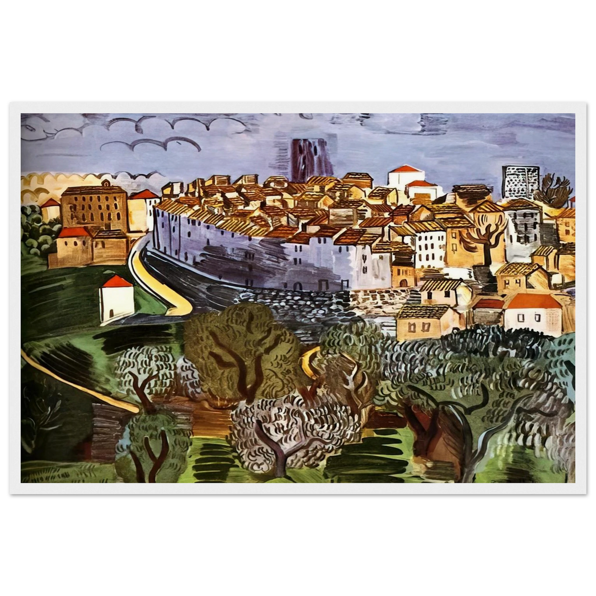 VENCE 1923 Framed Poster | Raoul Dufy Framed Prints Wall Art | Raoul Dufy Shop