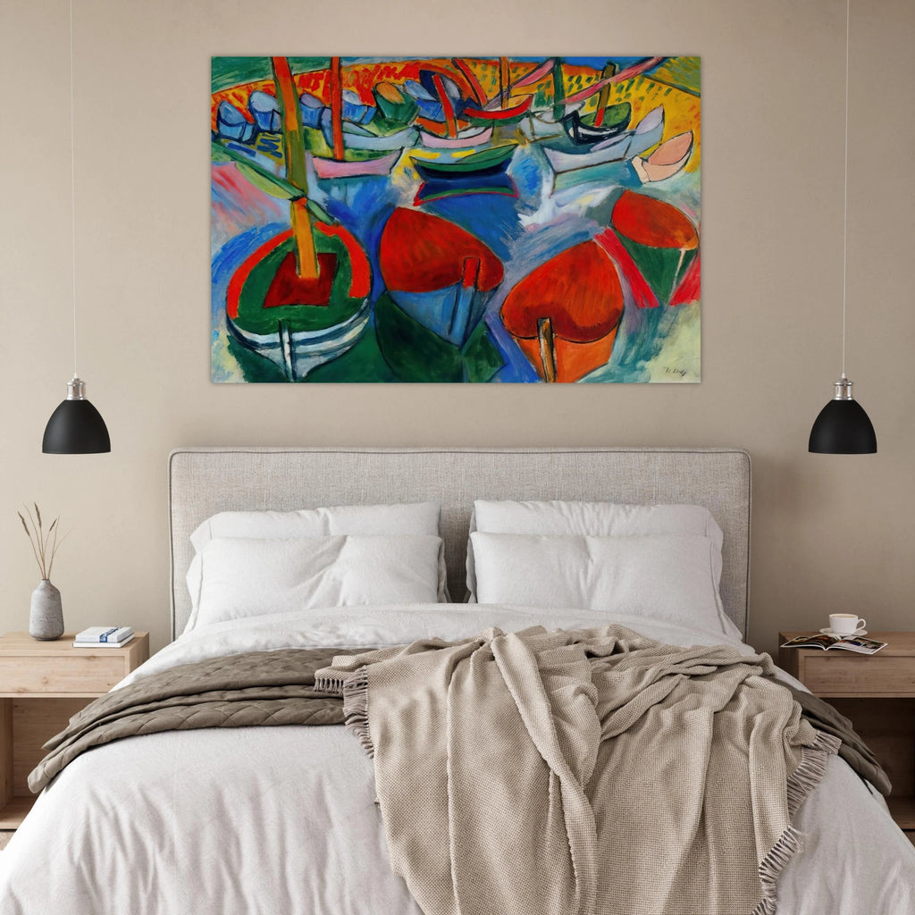 BOATS AT MARTIGUES 1908 Poster | Raoul Dufy Poster | Raoul Dufy Shop