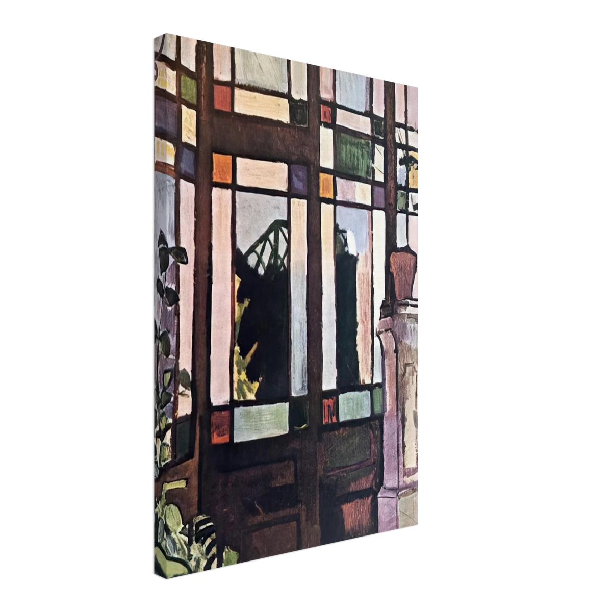 WINDOW WITH COLOURED GLASSES 1906 Canvas | Raoul Dufy Canvas | Raoul Dufy Shop