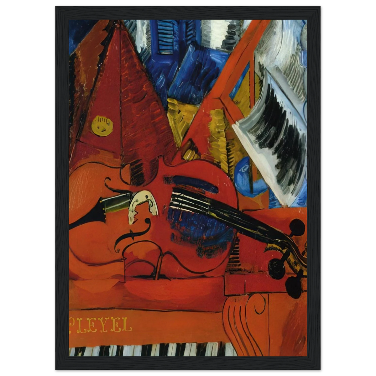 THE VIOLIN 1916 Framed Poster | Raoul Dufy Framed Prints Wall Art | Raoul Dufy Shop