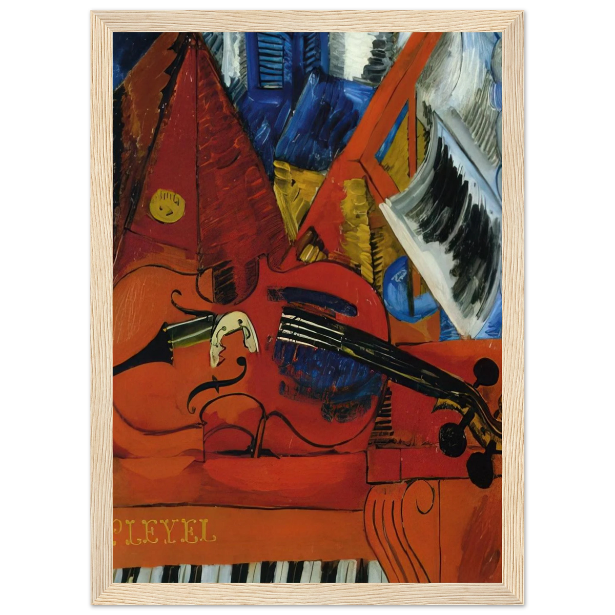 THE VIOLIN 1916 Framed Poster | Raoul Dufy Framed Prints Wall Art | Raoul Dufy Shop