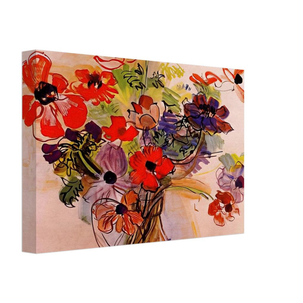 ANEMONES 1953 Canvas | Raoul Dufy Canvas | Raoul Dufy Shop