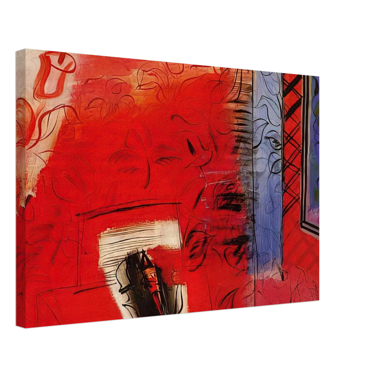 STILL LIFE WITH VIOLIN HOMMAGE TO BACH 1952 Canvas | Raoul Dufy Canvas | Raoul Dufy Shop