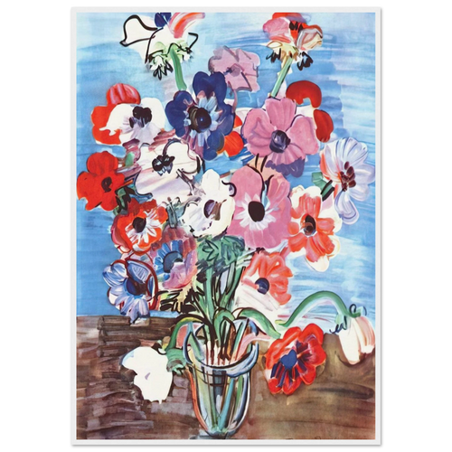 ANEMONES 1937 Framed Poster | Raoul Dufy Framed Prints Wall Art | Raoul Dufy Shop