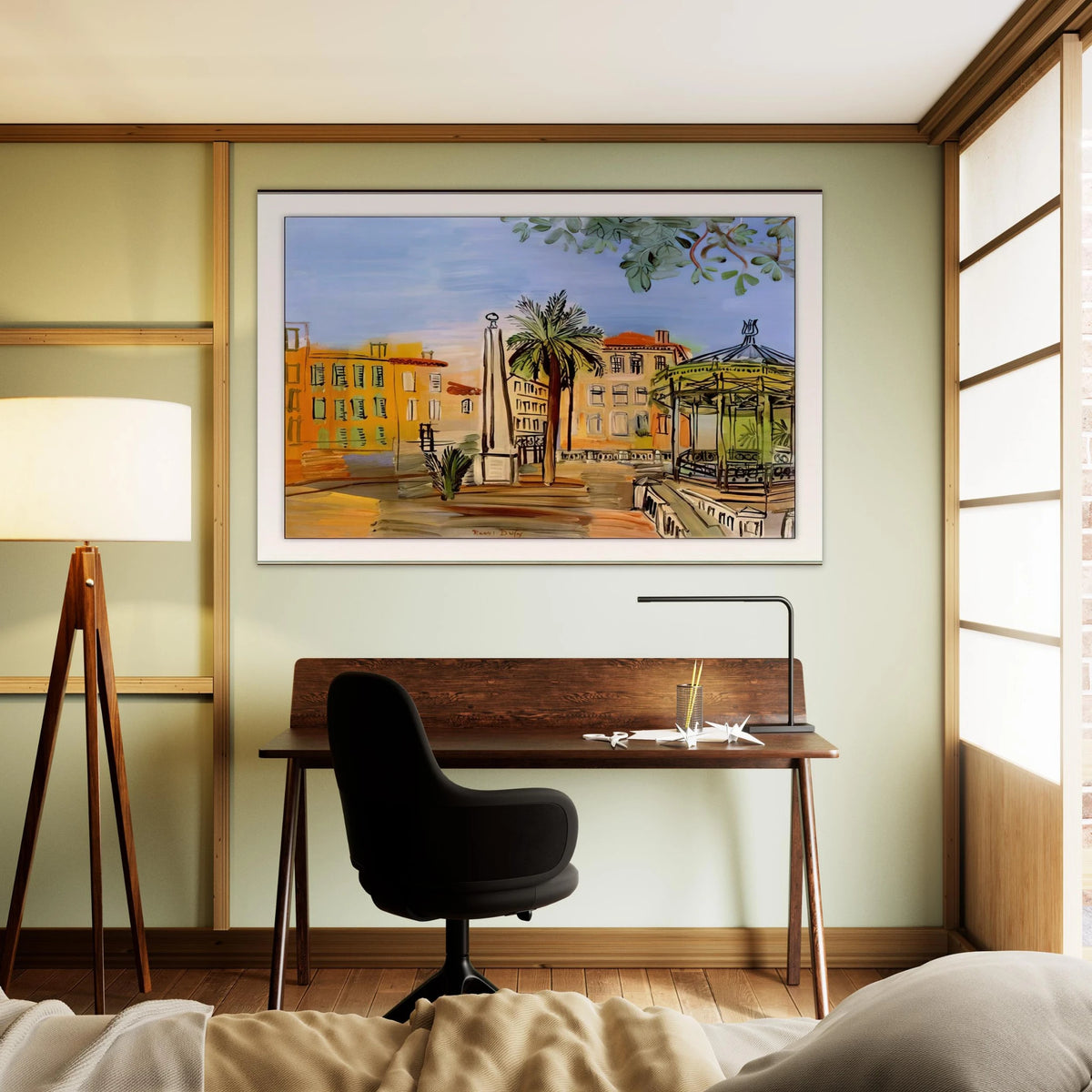 THE SQUARE IN HYERES Poster | Raoul Dufy Poster | Raoul Dufy Shop