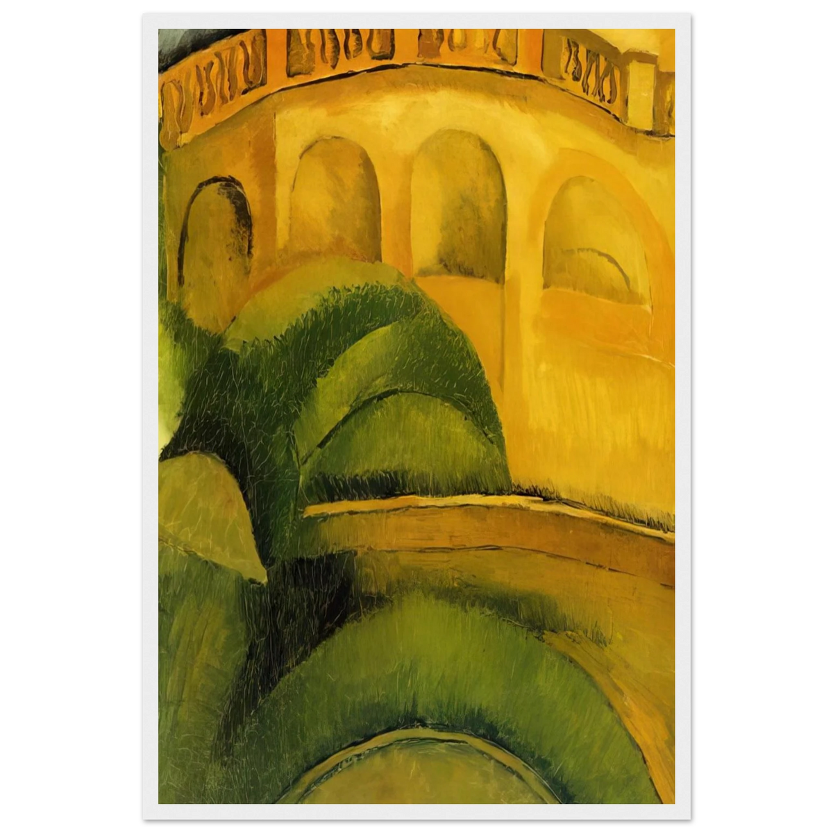ARCADES AT L ESTAQUE 1908 Framed Poster | Raoul Dufy Framed Prints Wall Art | Raoul Dufy Shop