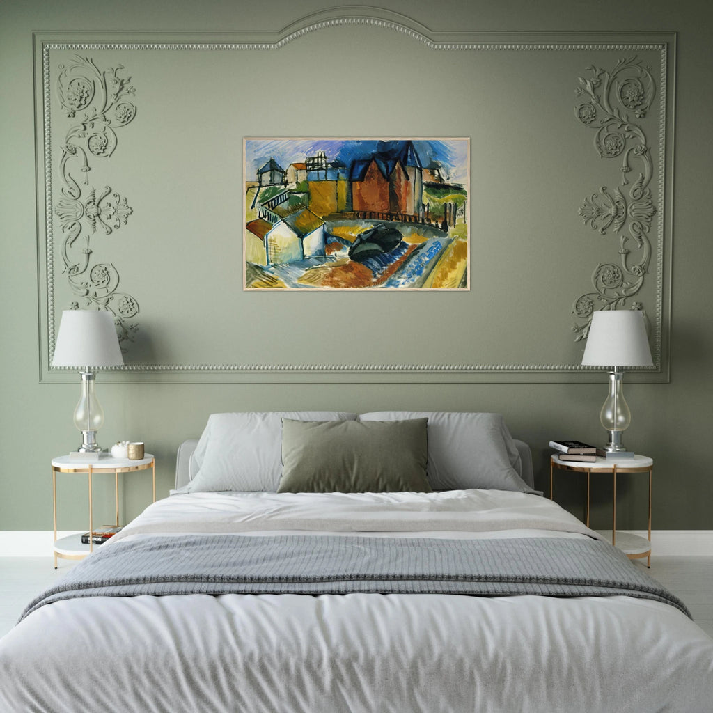 THE BEACH AT HAVRE 1910 Framed Poster | Raoul Dufy Framed Prints Wall Art | Raoul Dufy Shop