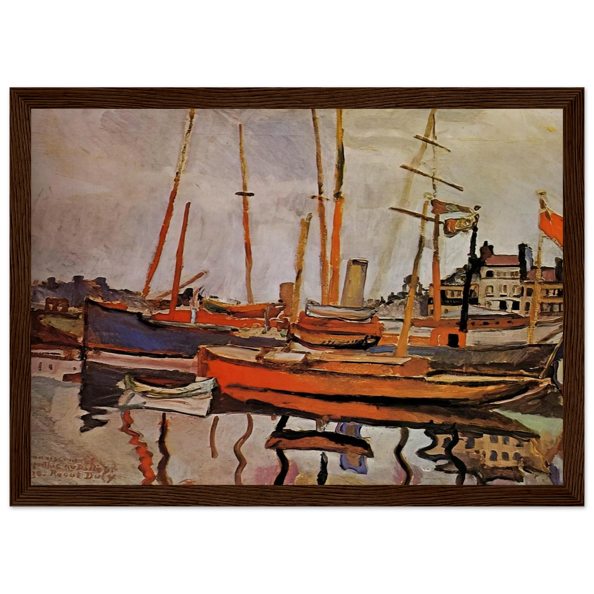 THE PORT OF LE HAVRE 1906 Framed Poster | Raoul Dufy Framed Prints Wall Art | Raoul Dufy Shop