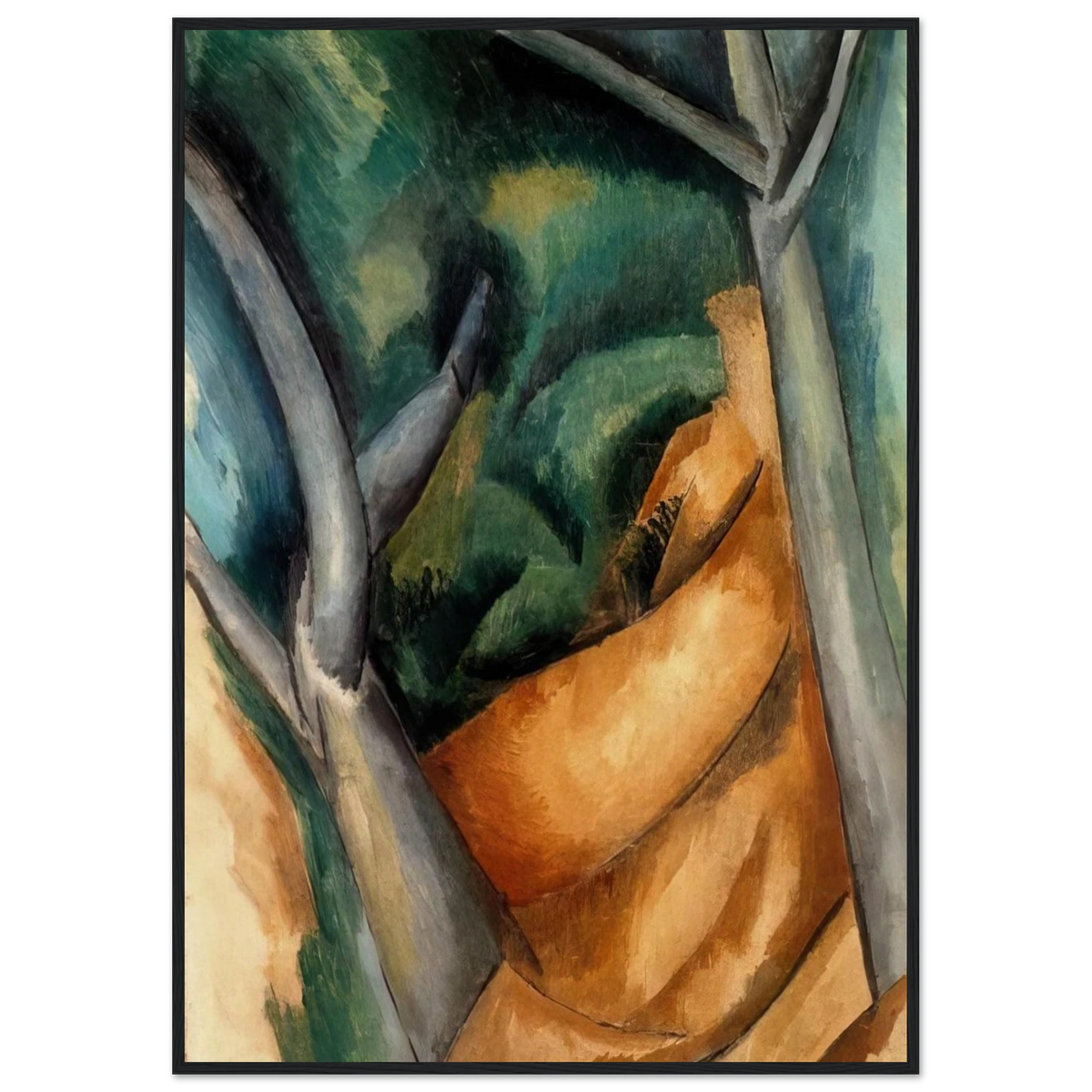 TREES AT ESTAQUE 1908 Framed Poster | Raoul Dufy Framed Prints Wall Art | Raoul Dufy Shop