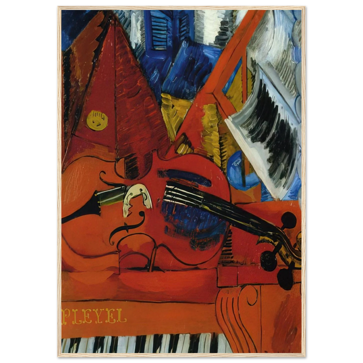 THE VIOLIN 1916 Framed Poster | Raoul Dufy Framed Prints Wall Art | Raoul Dufy Shop