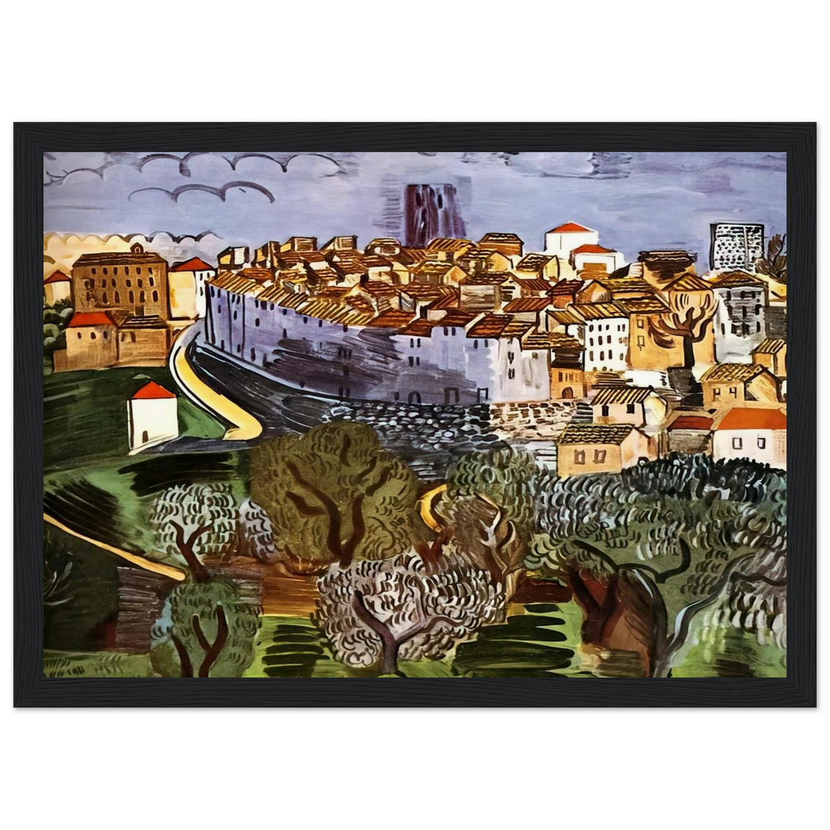 VENCE 1923 Framed Poster | Raoul Dufy Framed Prints Wall Art | Raoul Dufy Shop