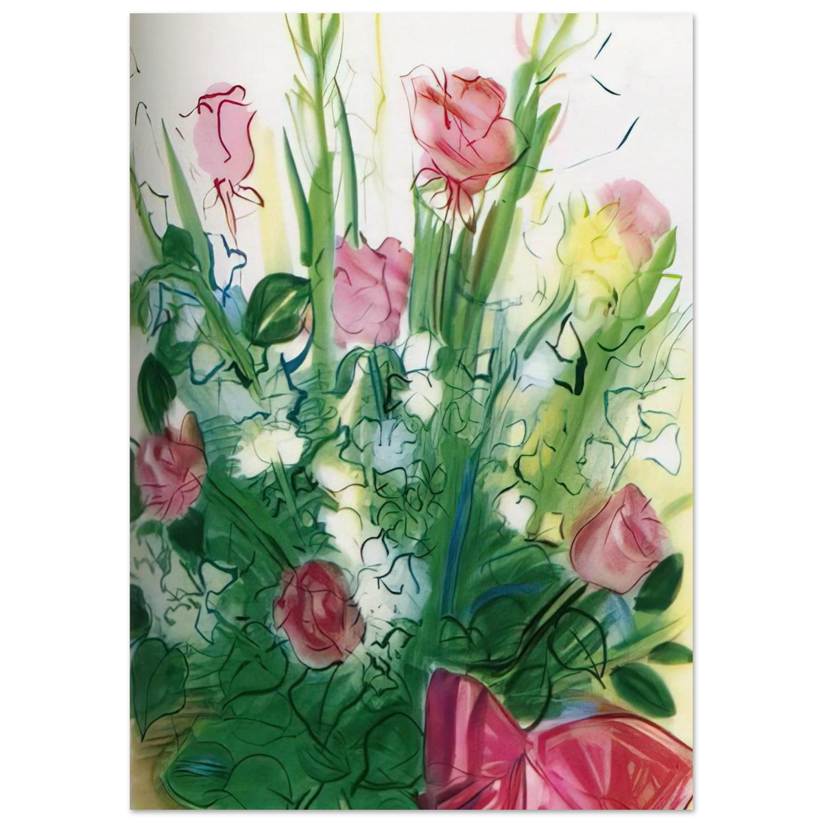 BOUQUET OF ROSES Poster | Raoul Dufy Poster | Raoul Dufy Shop