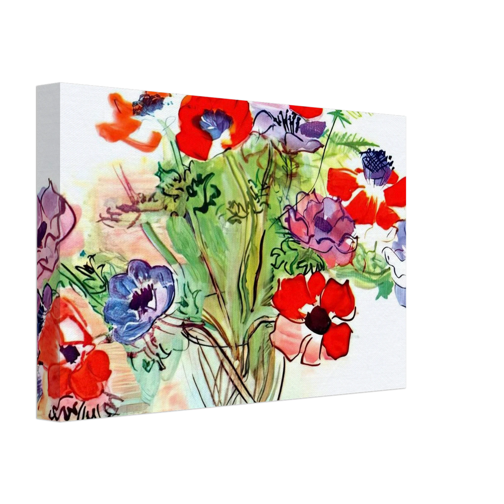 BOUQUET OF FLOWERS 1937 Canvas | Raoul Dufy Canvas | Raoul Dufy Shop